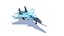 SU-34 Fullback Jet Fighter Aircraft Low-poly 3D model