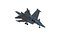 SU-34 Fullback Jet Fighter Aircraft Low-poly 3D model