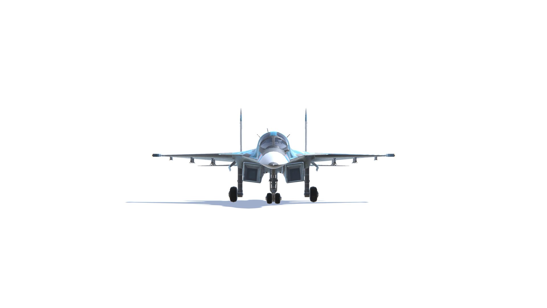 3D SU-34 Fullback Jet Fighter Aircraft Low-poly 3D model https://p.turbosquid.com/ts-thumb/eH/fCzT9a/O8/screenshot90/jpg/1633940892/1920x1080/fit_q87/8f635c1cf097343626b5677289519a90f81e57a8/screenshot90.jpg