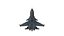 SU-34 Fullback Jet Fighter Aircraft Low-poly 3D model
