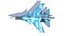 SU-34 Fullback Jet Fighter Aircraft Low-poly 3D model