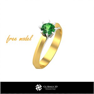 3D CAD Ring - Free 3D Model