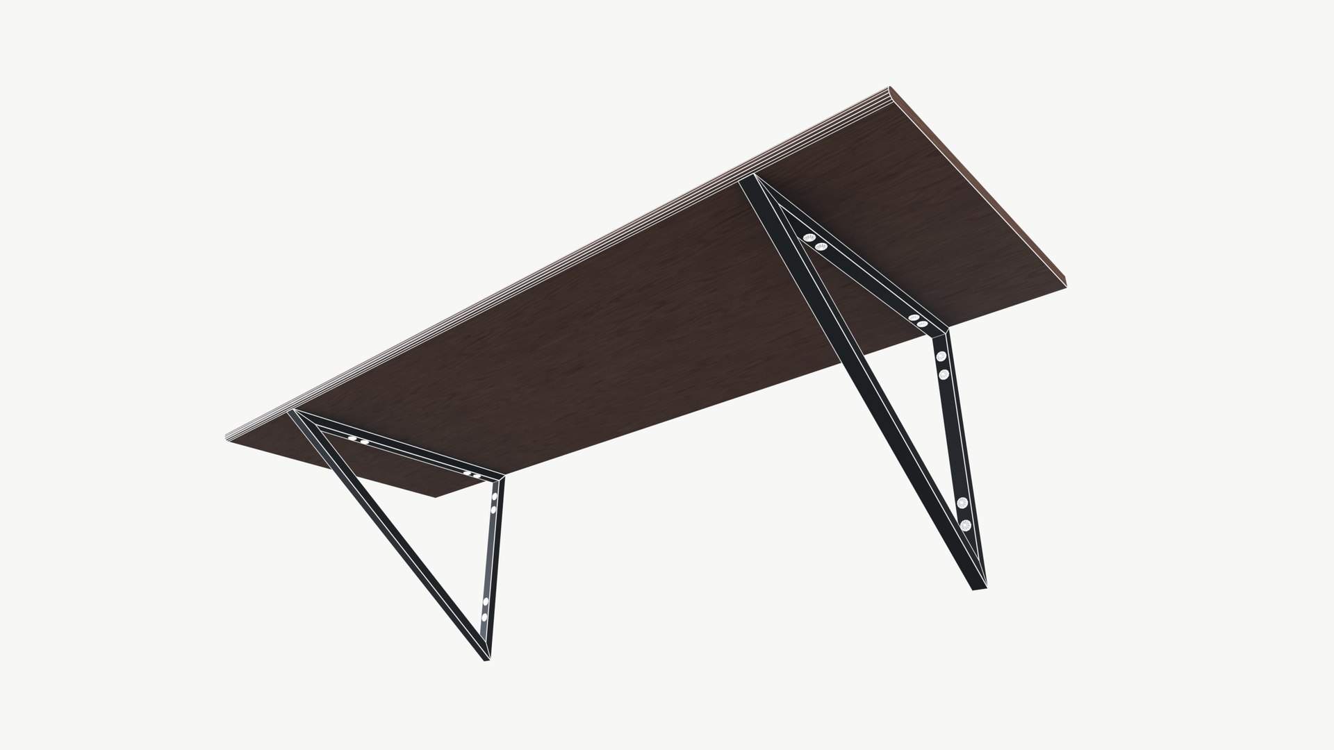 Wall Mounted Table Model - TurboSquid 2324454