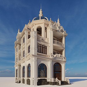 villa residential 3D model