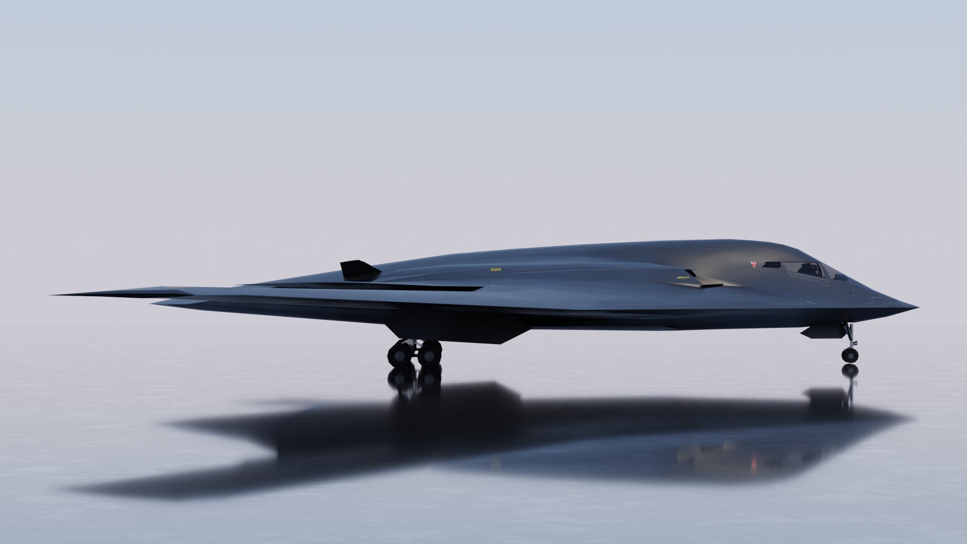 3D Xian H-20 Stealth Bomber Model - TurboSquid 2098084