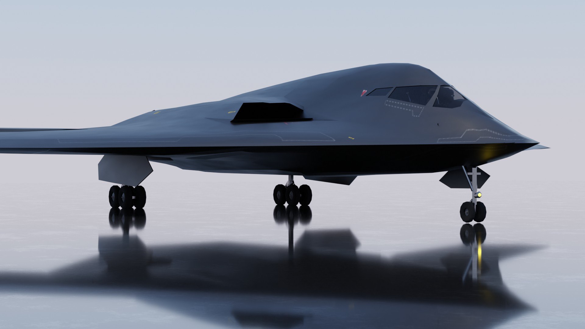 3D Xian H-20 Stealth Bomber Model - TurboSquid 2098084