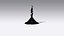 Dress black color fish tail skirt back belt modern look