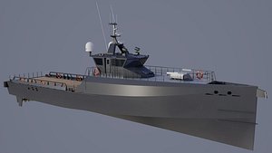 VX Patrick Blackett Patrol Boat 3D model