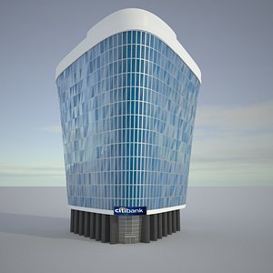realistic bank 3D
