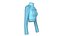 Girls Raglan Long Sleeve Tactical Crop Jacket