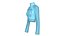 Girls Raglan Long Sleeve Tactical Crop Jacket
