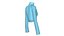 Girls Raglan Long Sleeve Tactical Crop Jacket