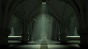 Gothic Underground Environment 3D model