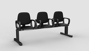 Longarina chair 02 3D model 3D