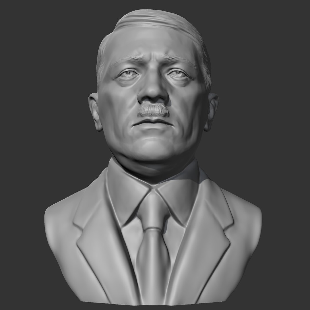 Adolf Hitler print 3D model - TurboSquid 1842924