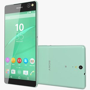 realistic sony xperia c5 3d obj