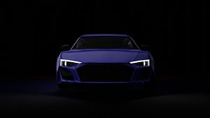 Audi R8 2021 3D model