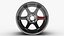 racing wheels tires 3D model