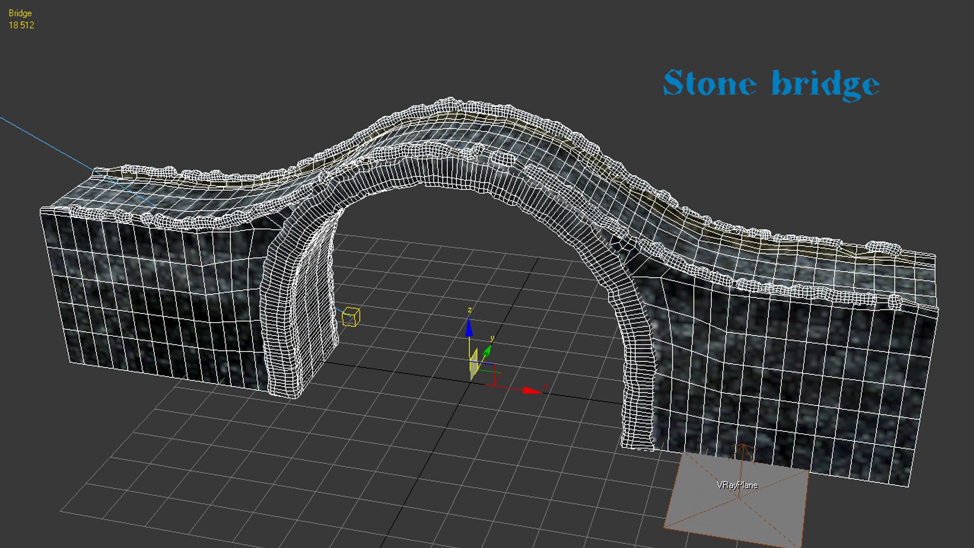 obj bridge stone
