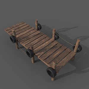3D model old pier