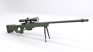 Lowpoly AWP Sniper Rifle
