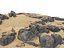 desert dunes beach ground 3D model
