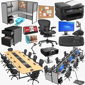 Large Detailed Office Collection