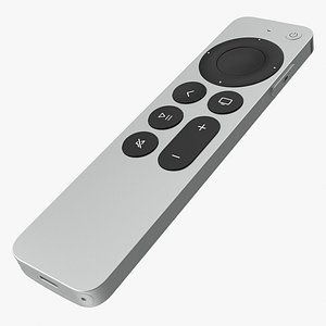 Apple TV Siri Remote 2nd Generation 3D model