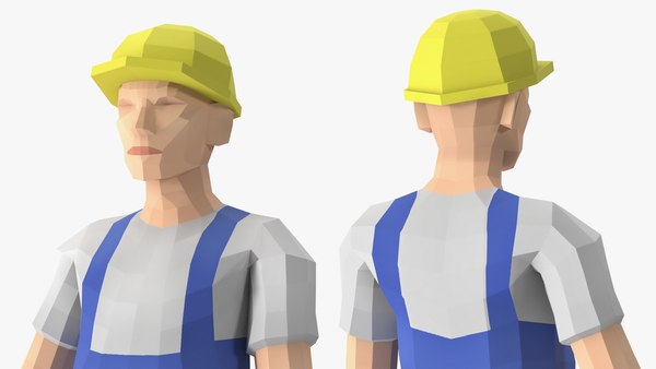 modelo 3d Colección de personajes Rigged Low Poly 2 - TurboSquid 2220901