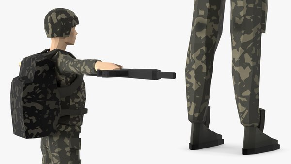 modelo 3d Colección de personajes Rigged Low Poly 2 - TurboSquid 2220901