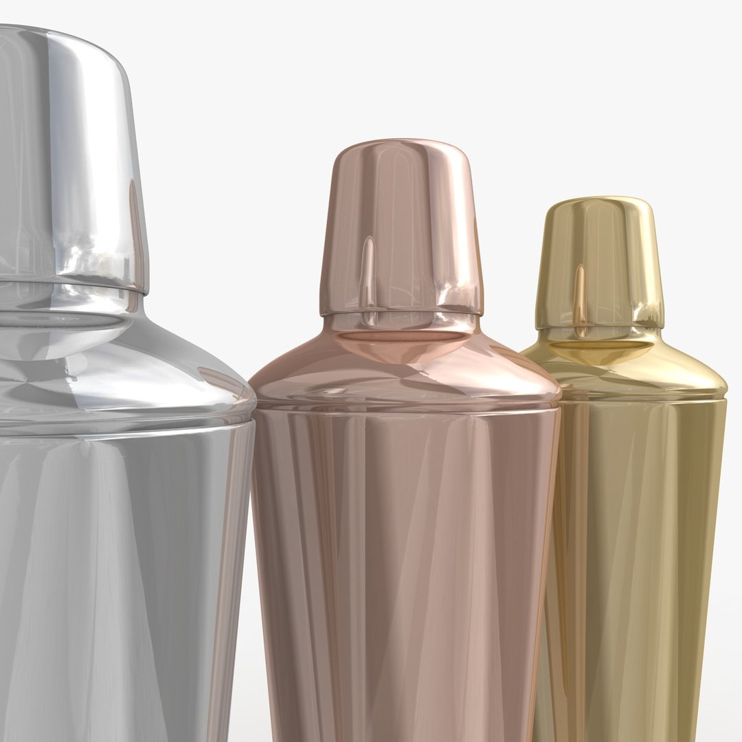 3d Realistic Cocktail Shaker 3 Model