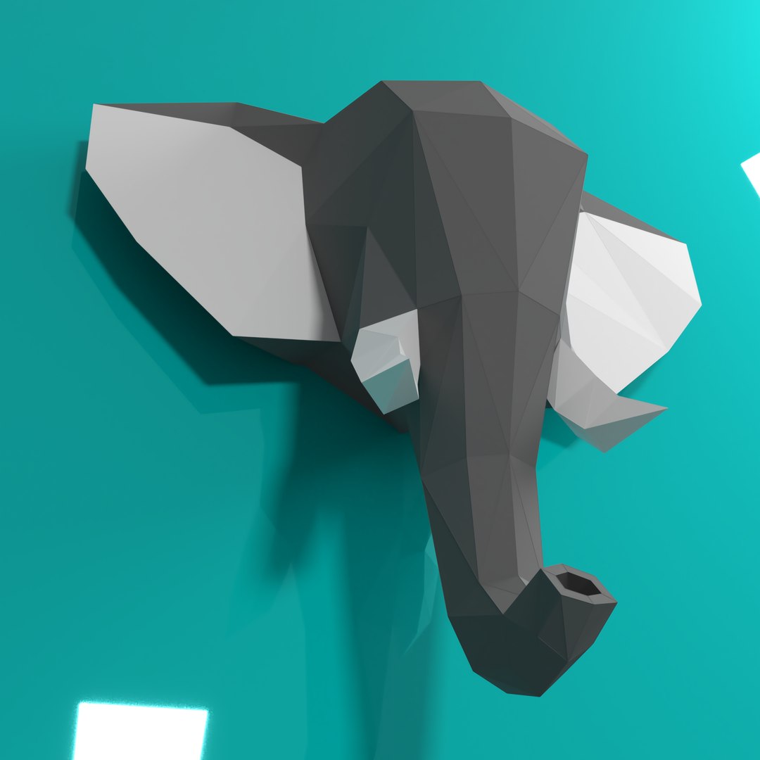 3D ELEPHANT PAPERCRAFT Model - TurboSquid 1847373