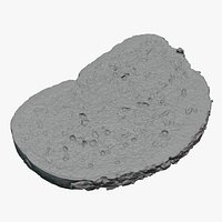 A Slice Of Oatmeal Bread - For 3D Print