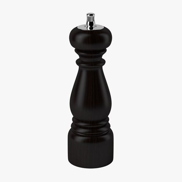 3d wooden pepper model