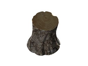 3d tree stump
