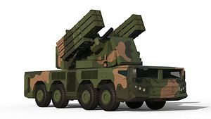 FK-2000 air defence system 3D model