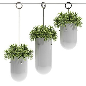 hanging pots 3d model