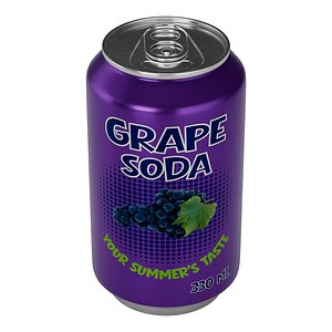 Standard Soda Can 330ml 3D model