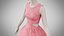 Dress 32 Ultra Red With Design
