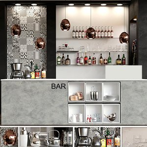 restaurants bars 3D model
