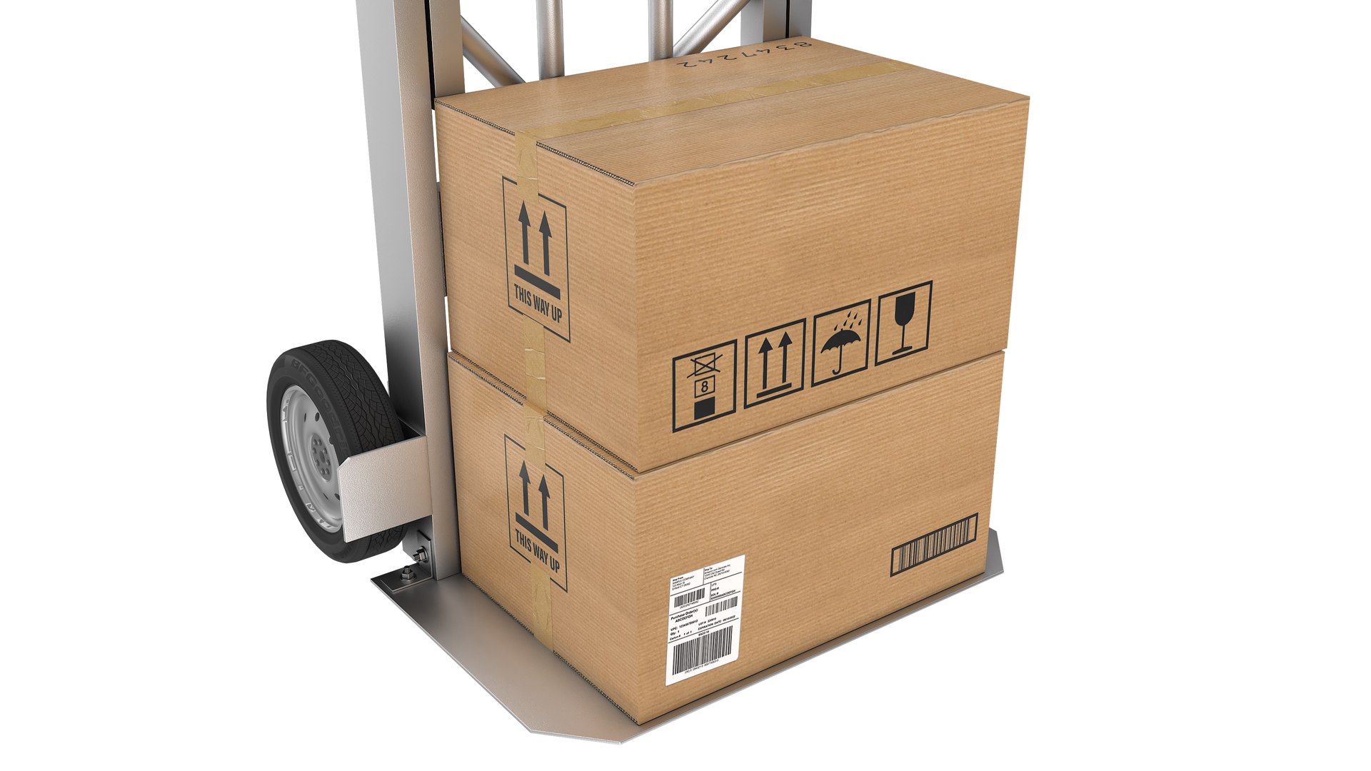 Warehouse Lifts Collection 2 model https://p.turbosquid.com/ts-thumb/eI/bKJ2uY/bj/handtruckwithboxes8/jpg/1721825952/1920x1080/fit_q87/fb94ffa374d20052f6c591a33916b4cbbac40bad/handtruckwithboxes8.jpg