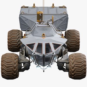 Mars Rover PBR concept 3D model