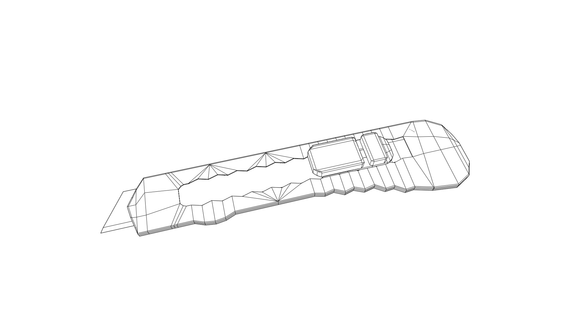 Cutter Knife 3D Model TurboSquid 2044485
