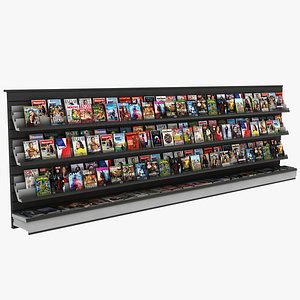 Magazines And Books Rack