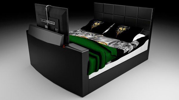 免费床3D模型下载| TurboSquid