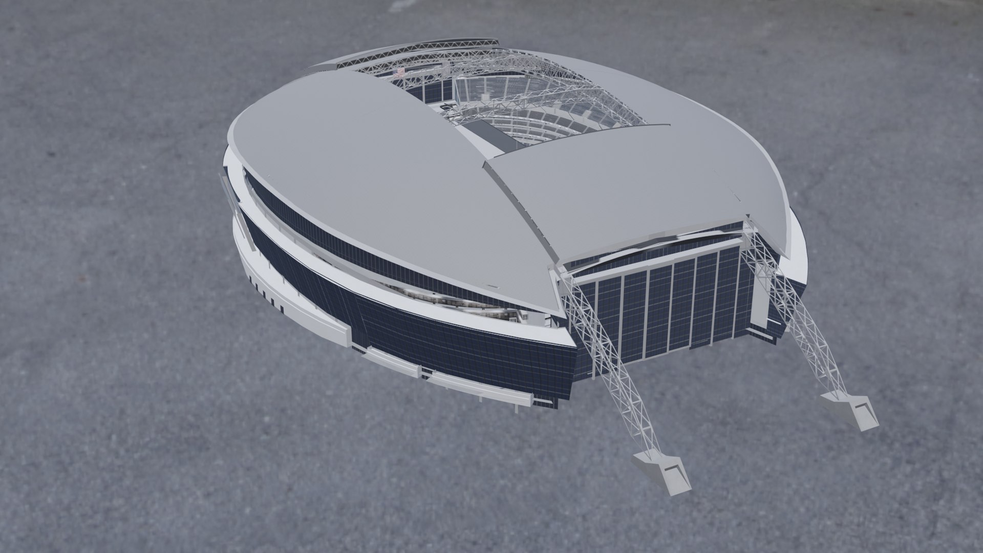 AT&T Stadium 3D model - Architecture on 3DModels