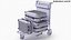 Airport Trolley Set 3D