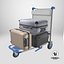 Airport Trolley Set 3D