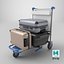 Airport Trolley Set 3D