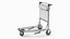 Airport Trolley Set 3D